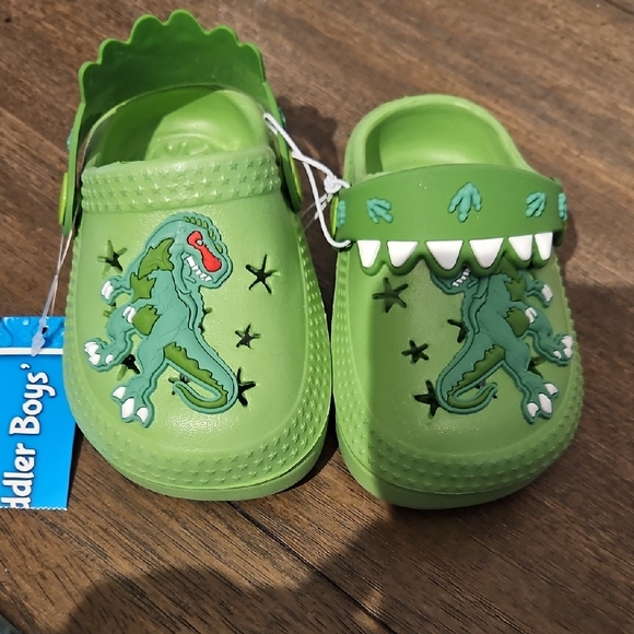 Other - Green Dinosaur Kids Clogs
